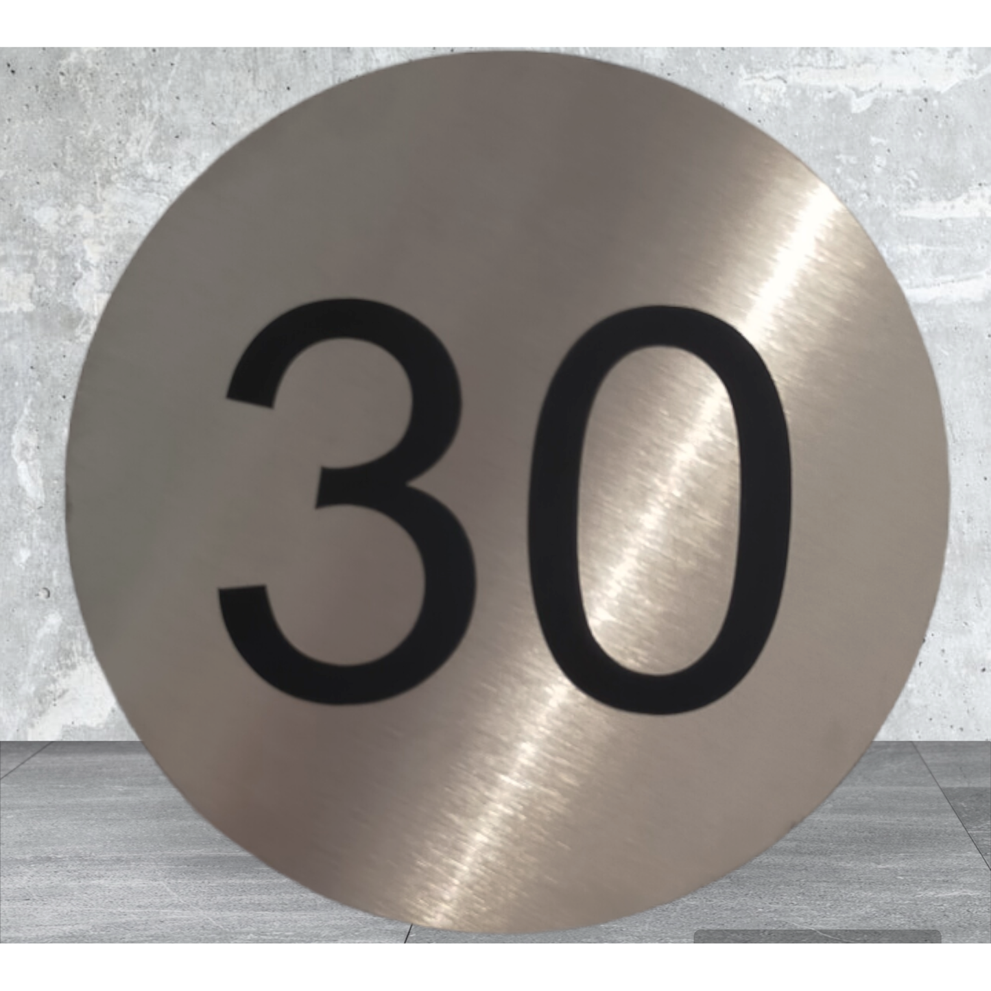 Personalised 304 Stainless Steel Round Signs
