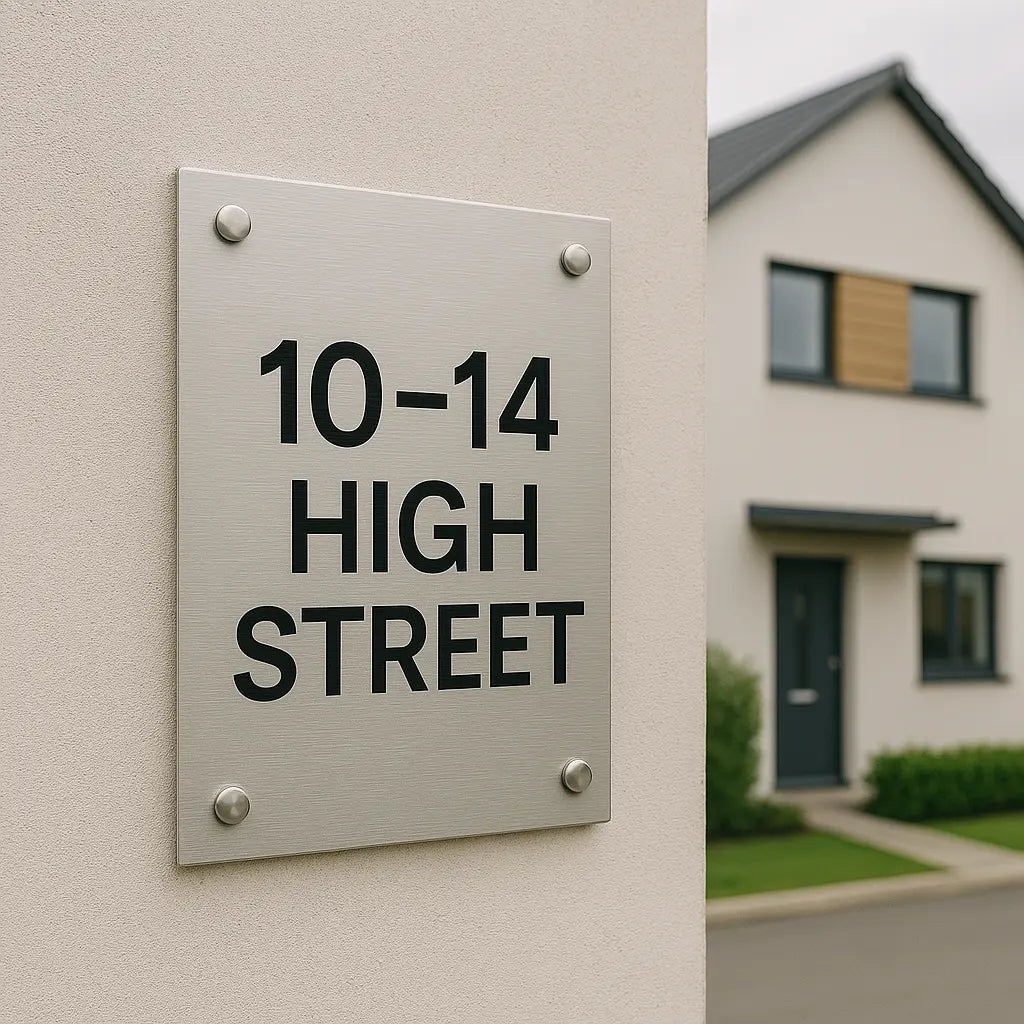 Personalised Stainless Steel Signs