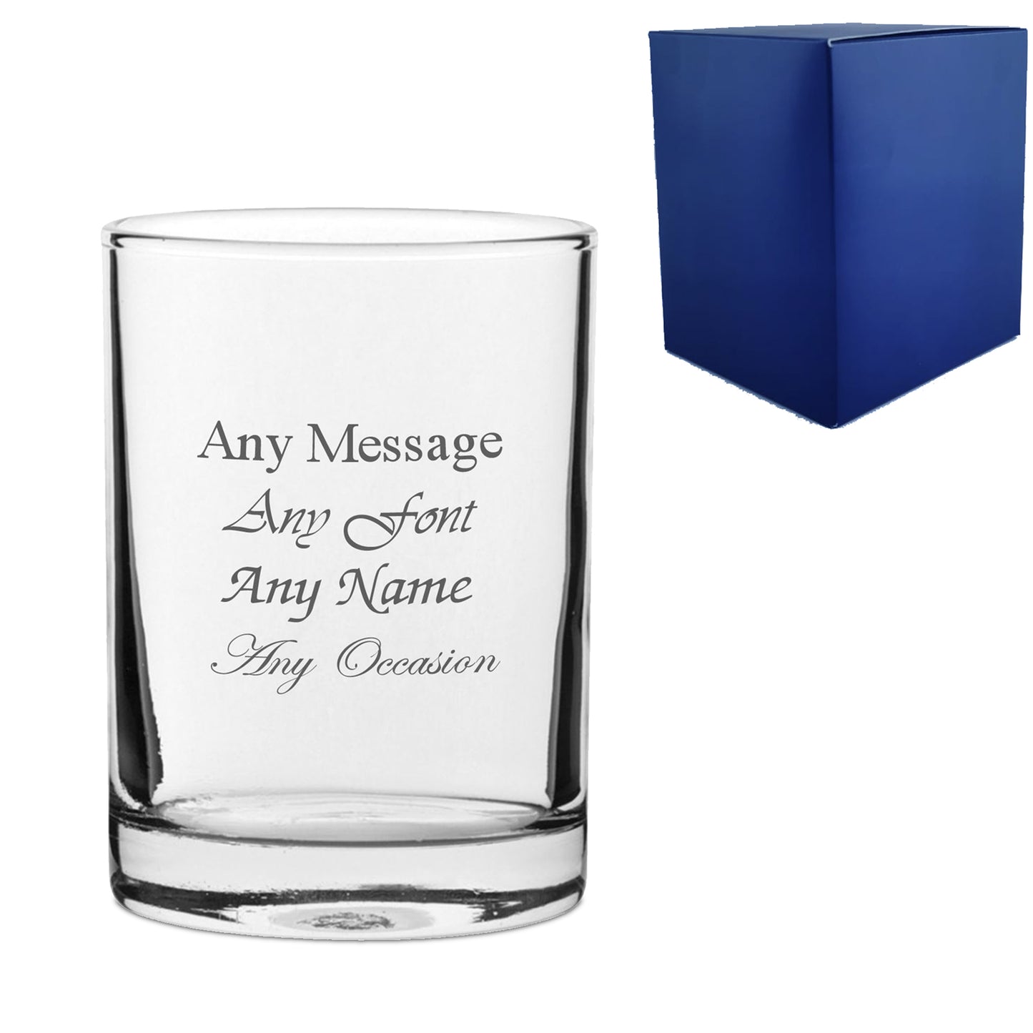 Engraved 6oz Hiball Whiskey Tumbler with Gift Box Image 1