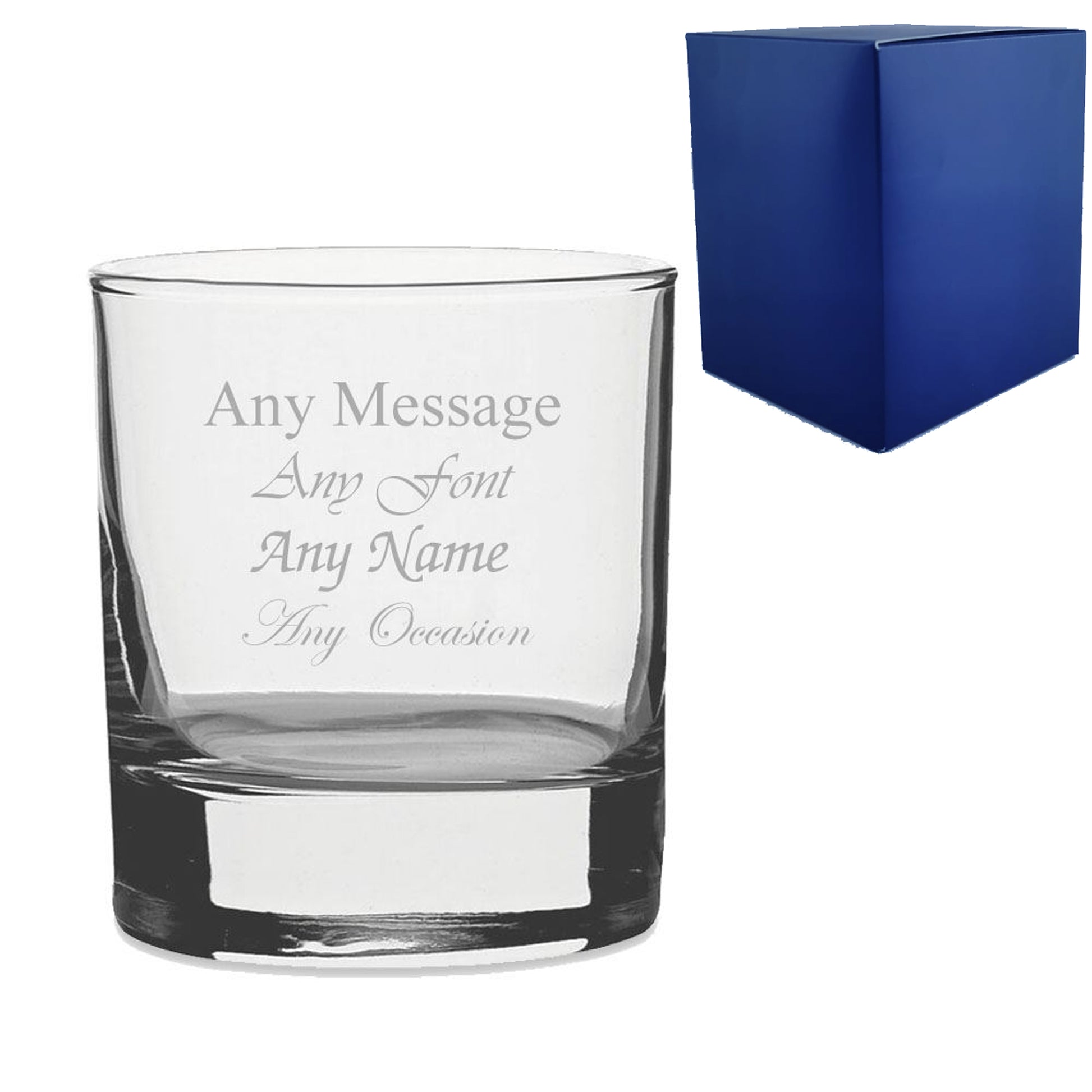 Engraved 11.5oz Whiskey Tumbler with Gift Box Image 2