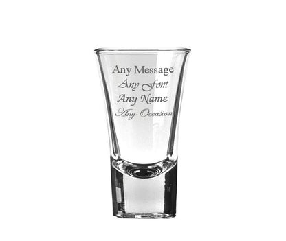 Engraved Boston Shot Glass 2oz Image 1