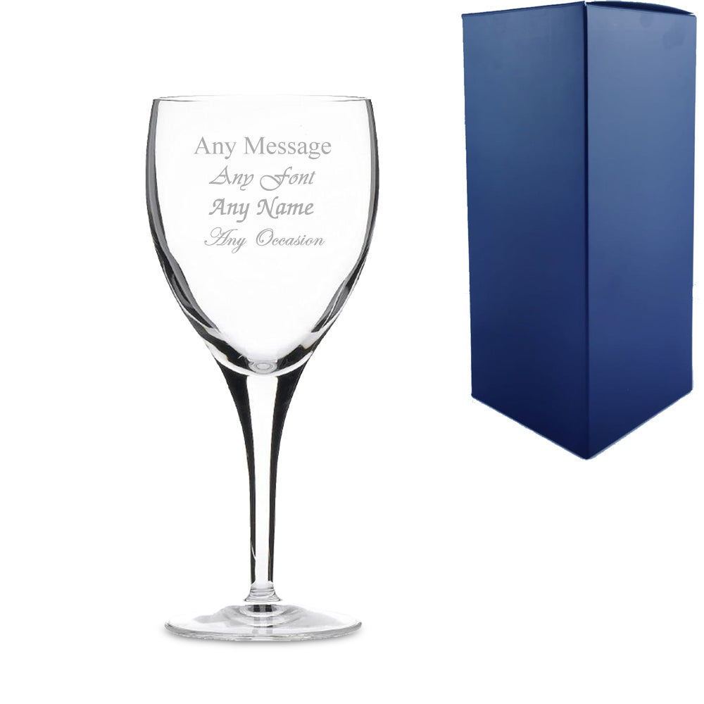 Engraved 190ml Michelangelo White Wine Glass With Gift Box Image 2