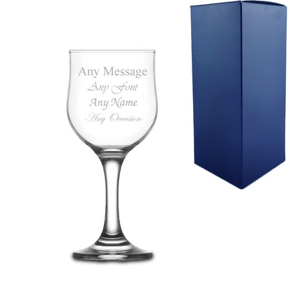 Engraved 240ml Nevakar Wine Glass With Gift Box Image 2