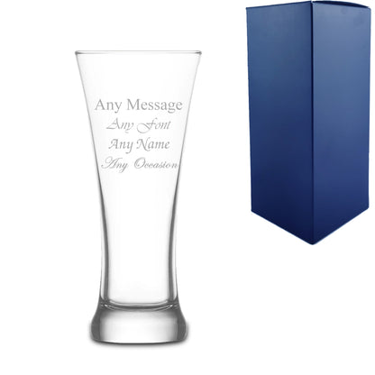 Engraved 380ml Sorgum Pint Beer Glass With Gift Box Image 2