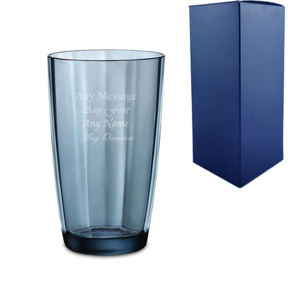 Engraved 470ml Blue Pulsar Hiball Glass With Gift Box Image 2