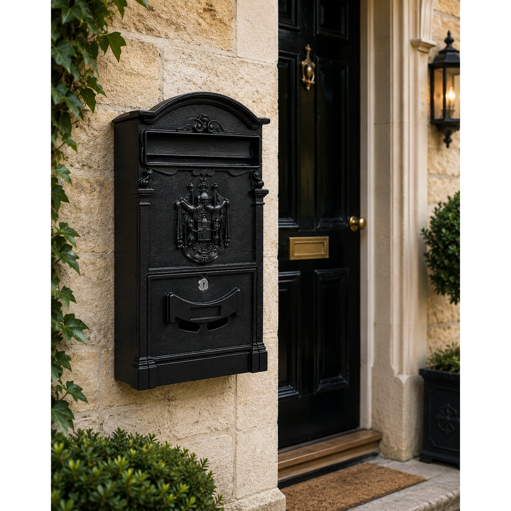 Large Lockable Vintage Post Box Multiple Colours