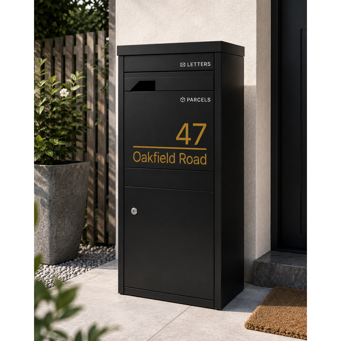 Personalised Extra Large Parcel Drop Box | Front & Rear Retrieval