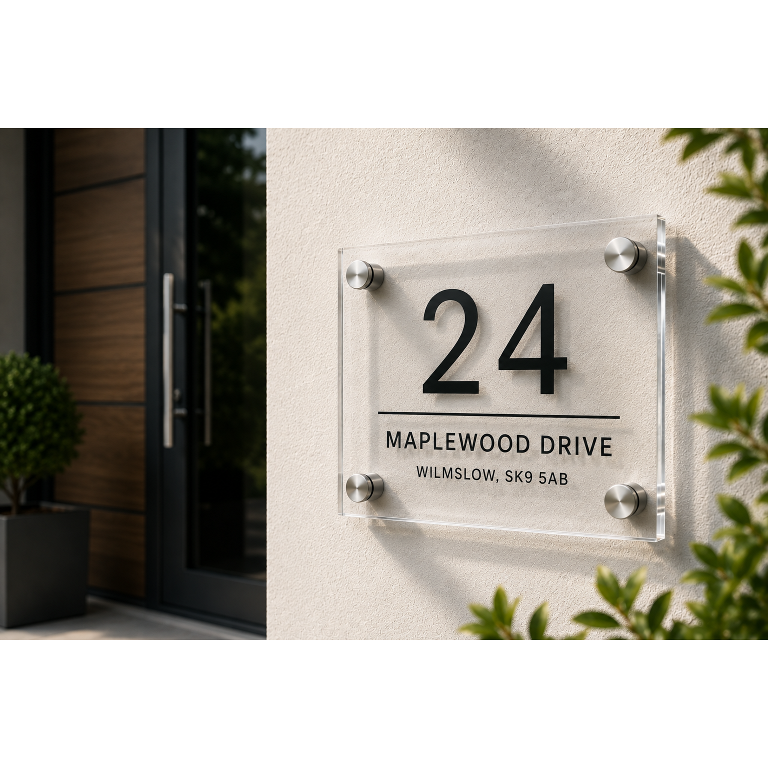 Personalised A5 Acrylic Sign 148mm x 210mm