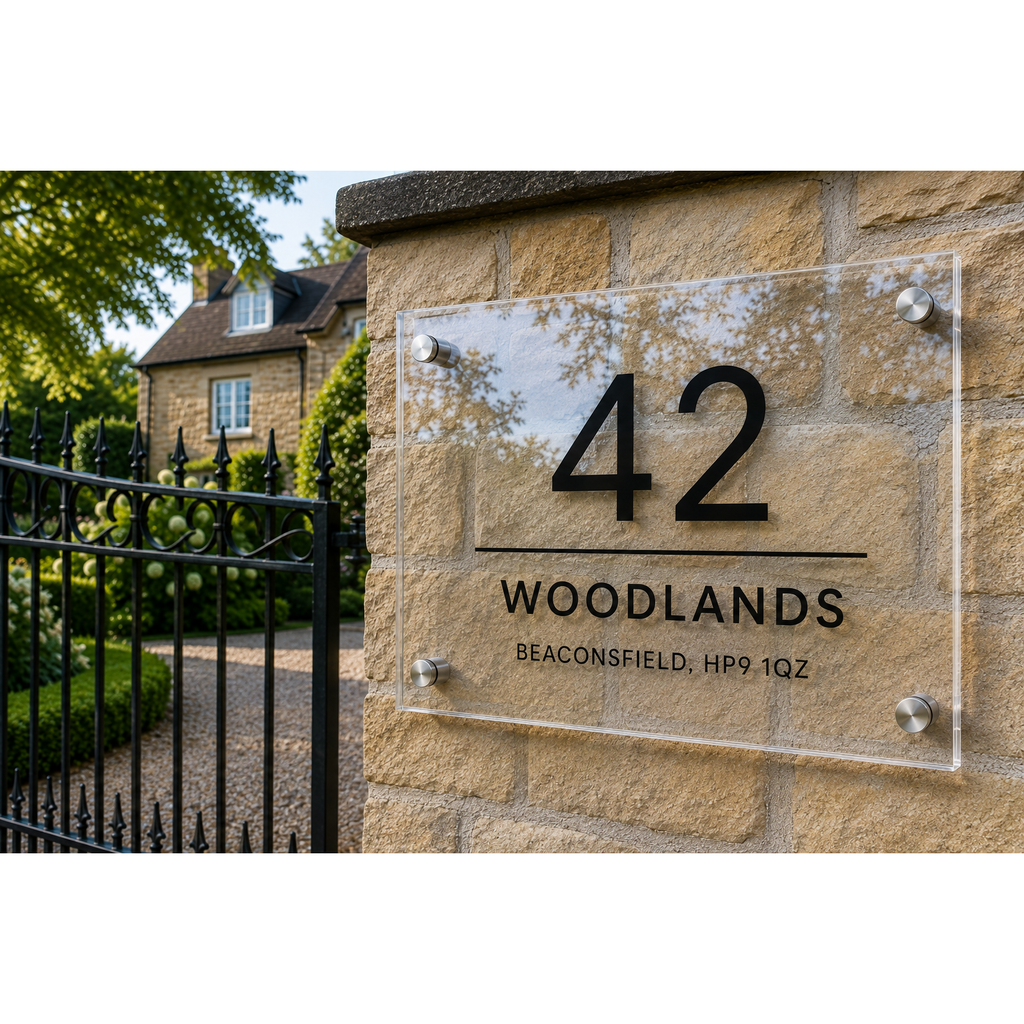 Personalised A3 Acrylic Sign 297mm x 420mm