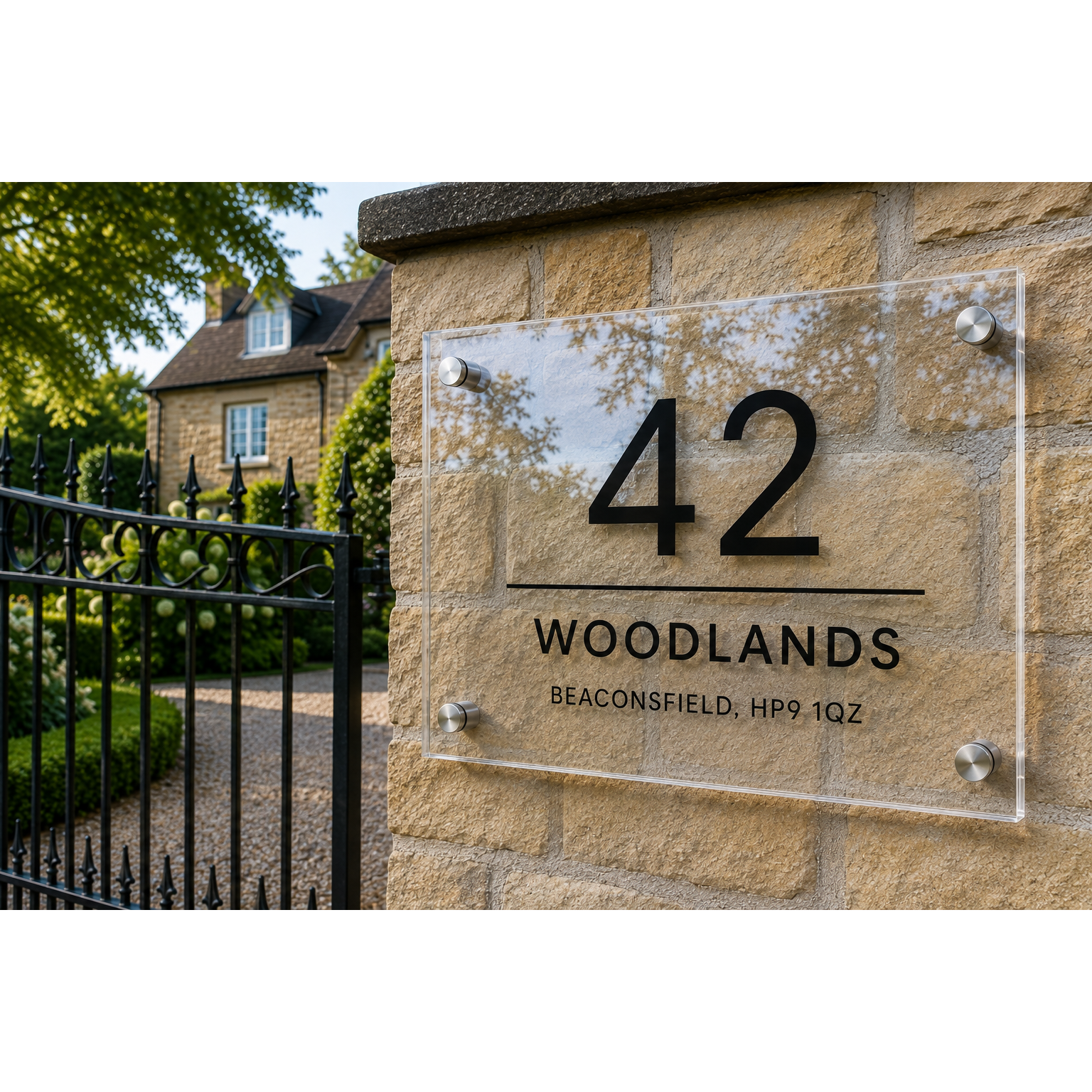Personalised A3 Acrylic Sign 297mm x 420mm