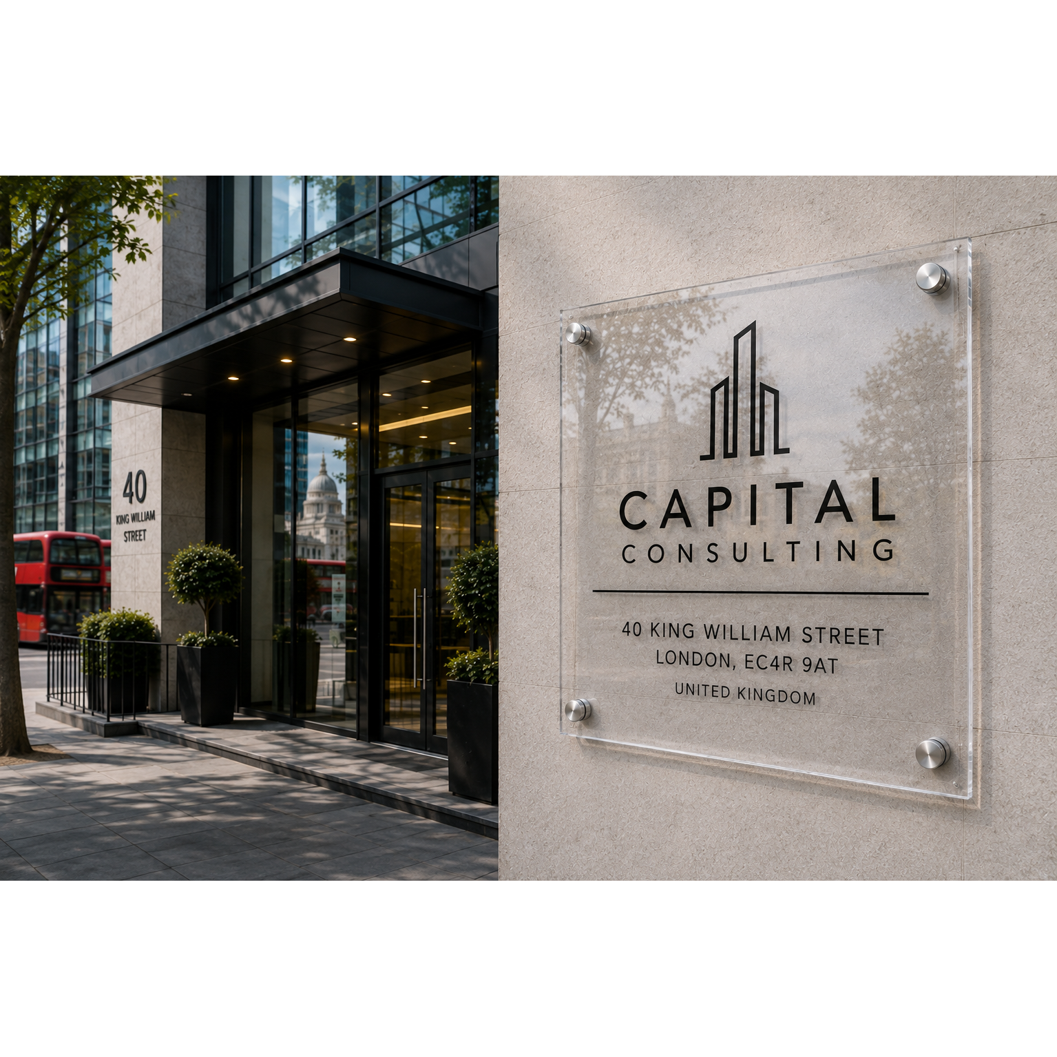Personalised A1 Acrylic Sign 594mm x 841mm