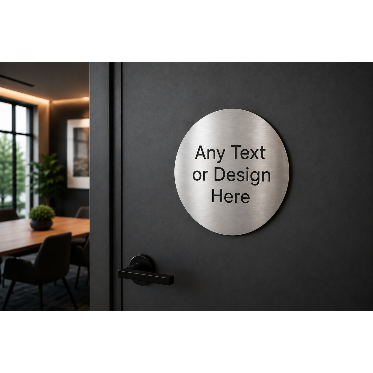 Personalised 304 Stainless Steel Round Signs