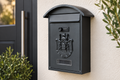 Black Heritage Lockable Post Box – Combination Lock & Personalised Address