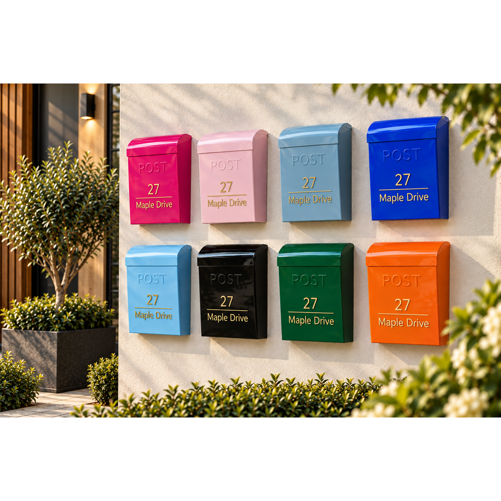 Contemporary Wall Mounted Post & Parcel Box