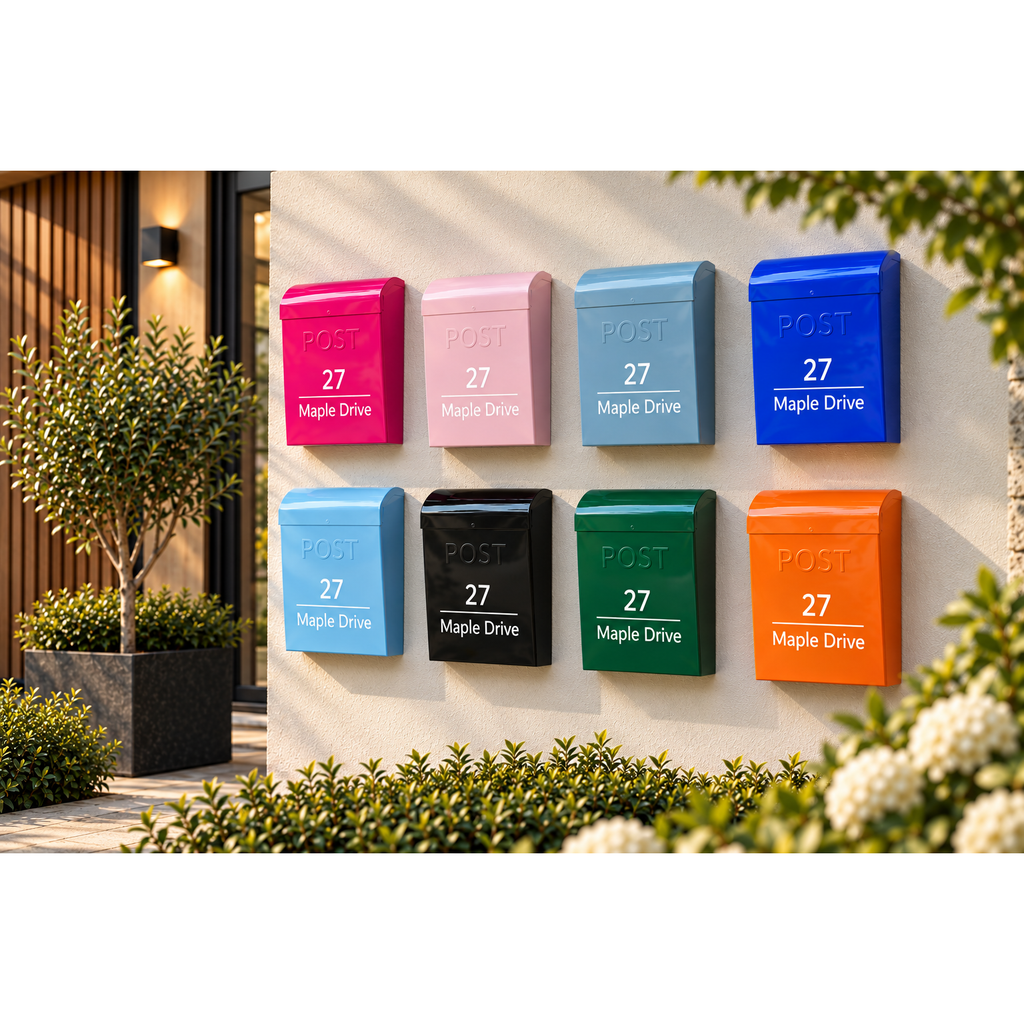 Contemporary Wall Mounted Post & Parcel Box