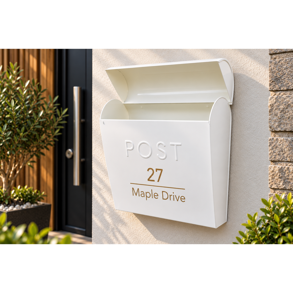 Contemporary Wall Mounted Post & Parcel Box
