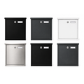 Personalised Wall Mounted Post Box | Modern Lockable Mailbox | Multiple Colours