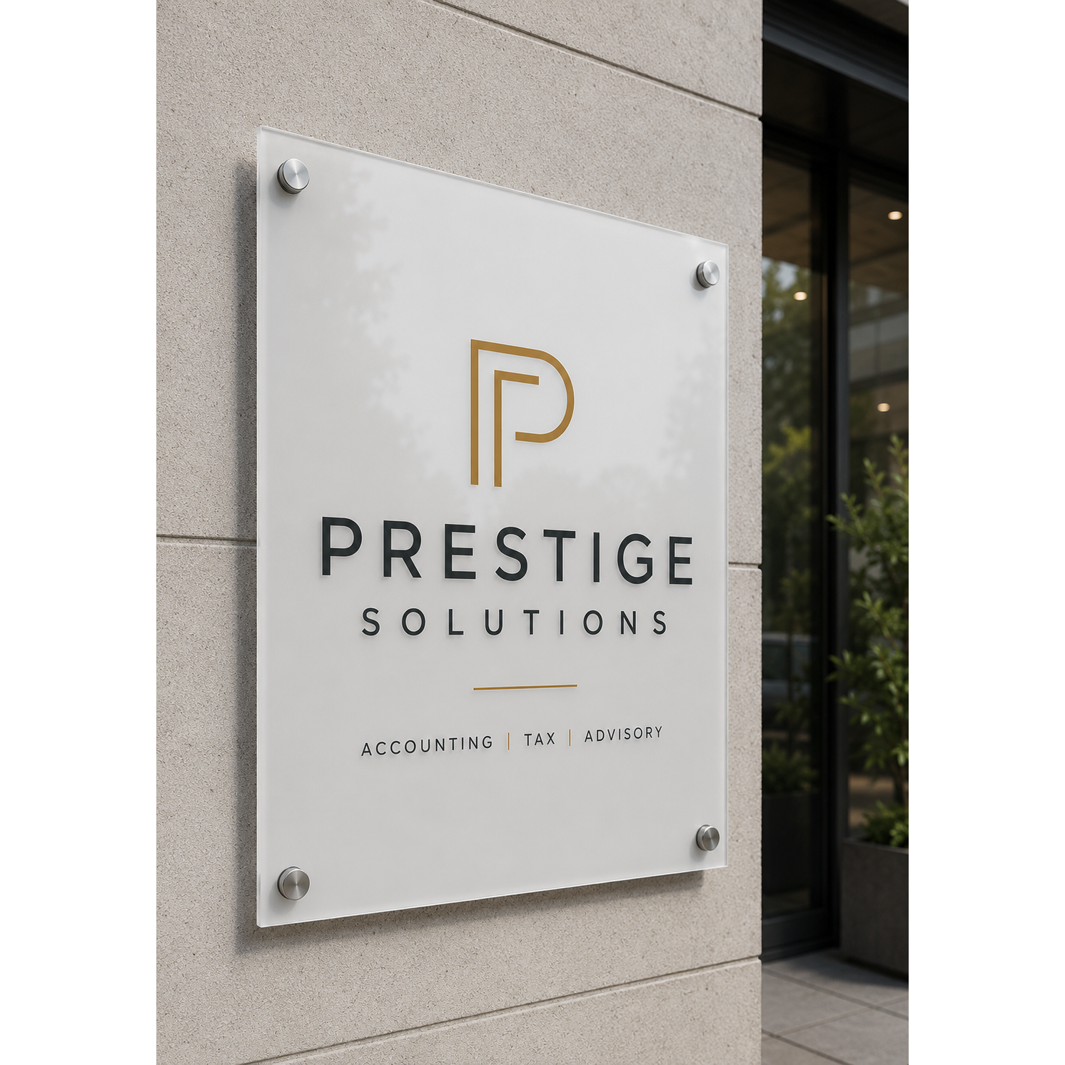 Personalised A1 Acrylic Sign 594mm x 841mm