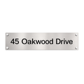 Personalised Stainless Steel Sign 950mm x 180mm