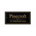 Personalised Black Granite Sign 300mm x 150mm