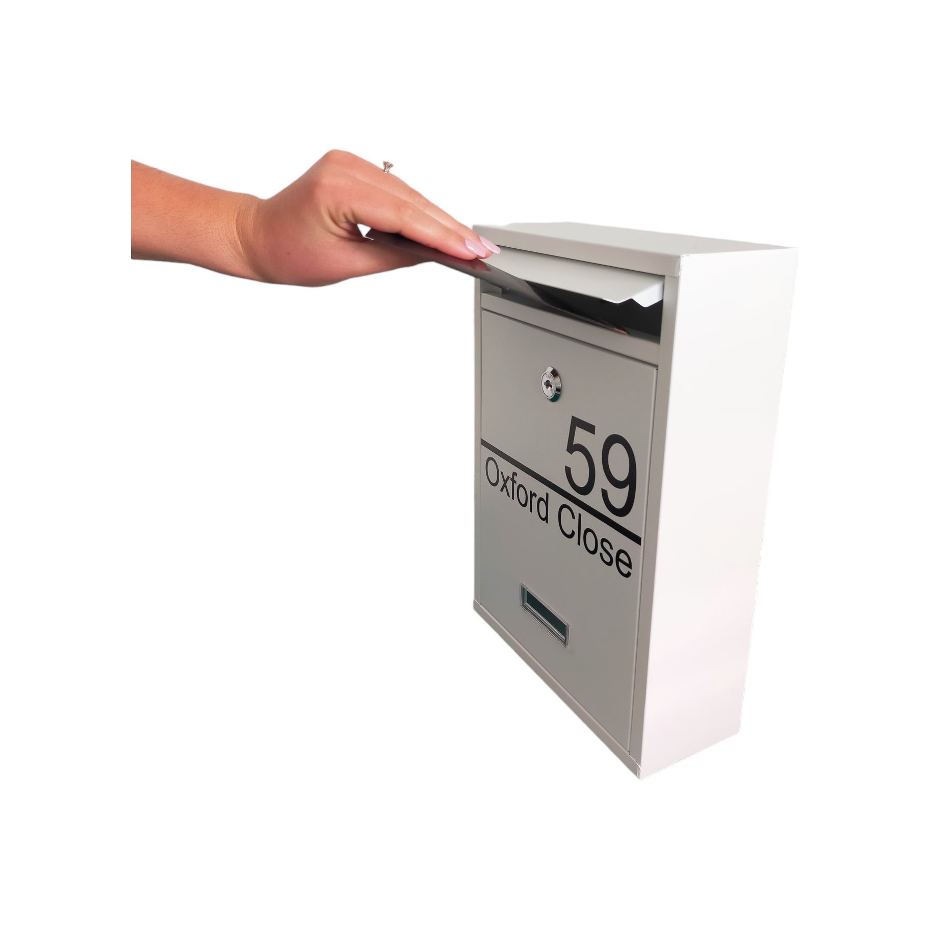 Personalized Signs Mounted Mailbox