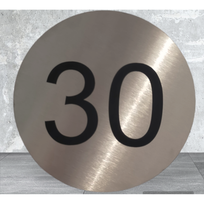 Personalised 304 Stainless Steel Round Signs