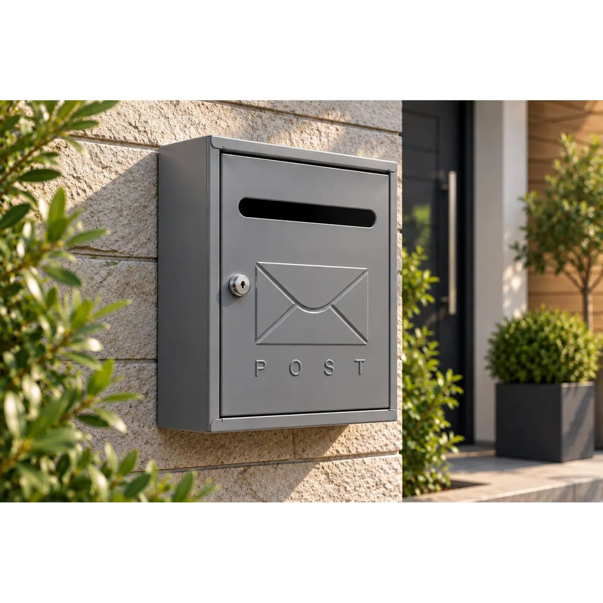 Small Lockable Wall Mounted Post Box | Multi Colour