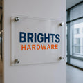 Personalised A4 Acrylic Sign 210mm x 297mm BK Signs