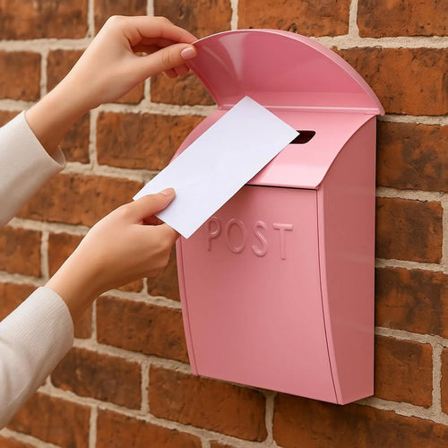 Large Lockable Vintage Post Box Multiple Colours