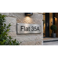 Personalised Stainless Steel Sign 300mm x 90mm