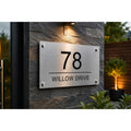 Personalised Stainless Steel Sign 300mm x 180mm