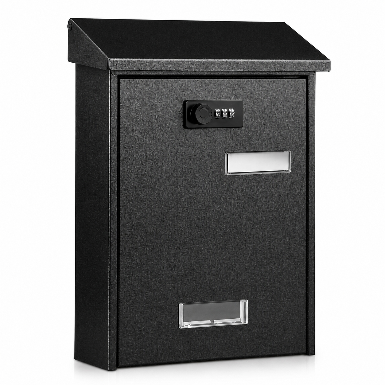 Wall Mounted Post Box | Personalised Address Mailbox | Modern Outdoor Letter Box