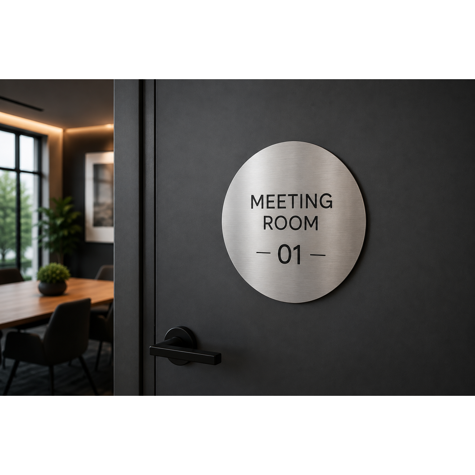 Personalised 304 Stainless Steel Round Signs